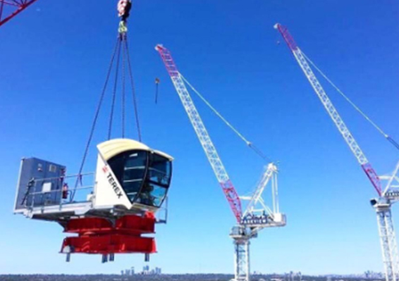 Smart evacuation system with crane lifting and communication equipment